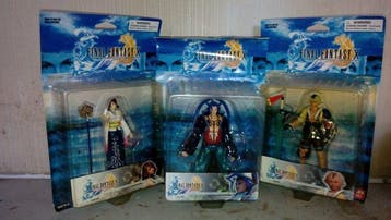 Bandai - 3 figurines Final Fantasy X - Gaming merchandise -, Nieuw