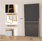 Volledige Lengte Spiegel 180×80 cm met Goudkleurig Frame 2-i, Huis en Inrichting, Kasten | Overige, Verzenden, Nieuw