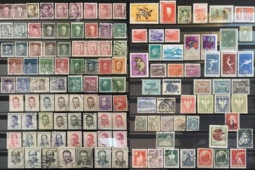 Griekenland, Azië, Amerika, Egypte, Tsjechoslowakije, Polen, Gestempeld