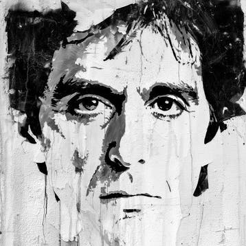 David Law (1967) - Al Pacino (Stencil)
