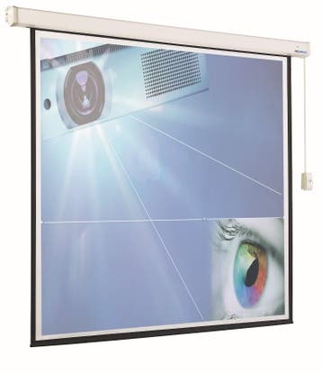 Projectiescherm elektrisch -  16:10  207 x 129 cm, Ophalen of Verzenden, Nieuw