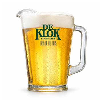 De Klok Pitcher - Glas, Ophalen of Verzenden
