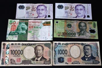 Wereld. - 6 Banknotes - Various Dates (Zonder minimumprijs)