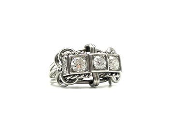 Ring Platina - 0.62ct. tw. Diamant (Natuurlijk), Nieuw