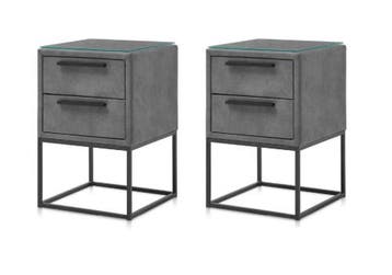 Caresse Nachtkast 2000 (Set - 2 Stuks) - 200x200/210, Nieuw