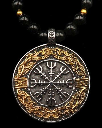 Viking-kompas Vegvisir en obsidiaan – Beheersing van het Lot