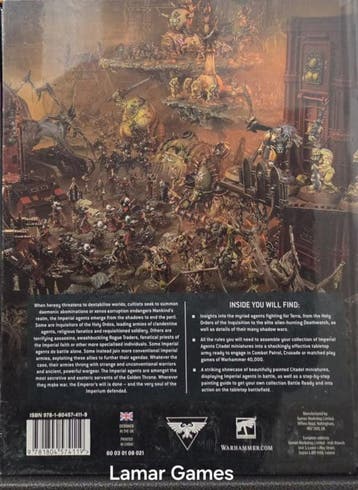 Codex Imperial Agents (Warhammer 40.000 nieuw), Hobby en Vrije tijd, Wargaming, Ophalen of Verzenden, Nieuw