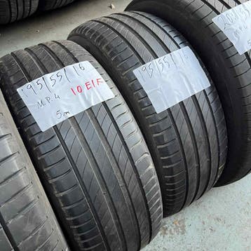 2 x Michelin Primacy 4 195-55-16 Zomerbanden 5mm, Gebruikt, 16 inch, Ophalen of Verzenden, Band(en)