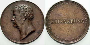 Brons medaille Pruisen Friedrich Wilhelm Iii 1797-1840, Verzenden