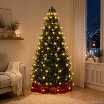 vidaXL Kerstboomverlichting met 150 LEDs net 150 cm, Verzenden, Nieuw, Kunststof