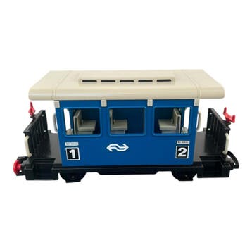 Playmobil Trein Passagiers Wagon - Blauw (4100), Verzenden, Zo goed als nieuw