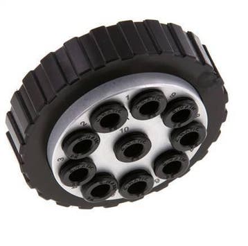 POM Meervoudige Koppeling Insteeknippel 10x6 mm, Verzenden, Nieuw