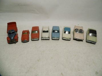 Franklin Mint, Tekno 1:43 - Modelauto (8) - Ford thunderbird, Nieuw