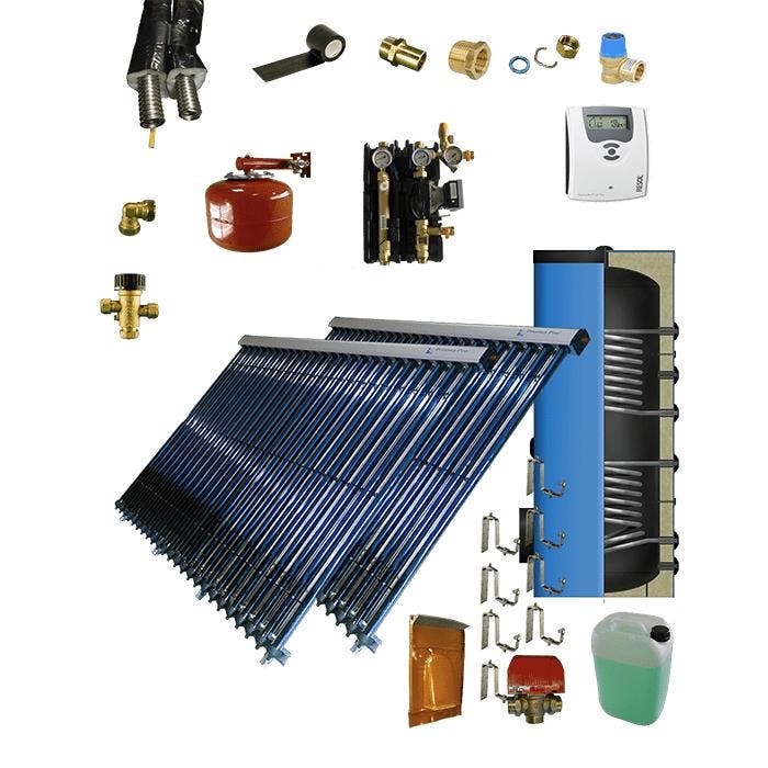 CV verwarming en tapwater zonneboiler 300L+ 2 x Prisma Pro, Doe-het-zelf en Verbouw, Geisers en Boilers, Verzenden