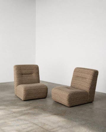 Fauteuil (2) - Textiel - organisch ontwerp