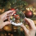 Diykit pakket hobbyset mini kerstbal boetseren rendier, Hobby en Vrije tijd, Ophalen of Verzenden, Nieuw