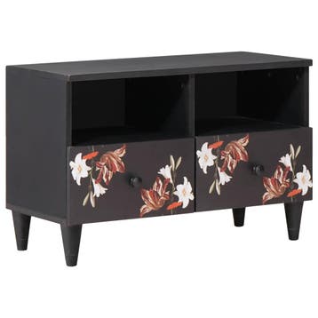 vidaXL Opslagkasten Multikleur 70 x 33,5 x 46 cm Massief, Verzenden, Nieuw