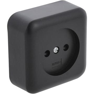 Q-LINK - Wandcontactdoos - Opbouw - 1-voudig Stopcontact -, Kunststof, Overige typen, Nieuw, Ophalen of Verzenden