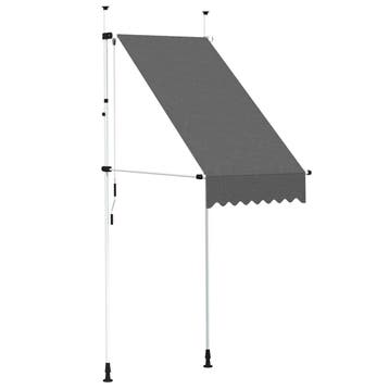 Zonnescherm 100cm Antraciet | Retourdeal 29% Korting, Nieuw, Ophalen of Verzenden, Minder dan 250 cm, Uitvalscherm