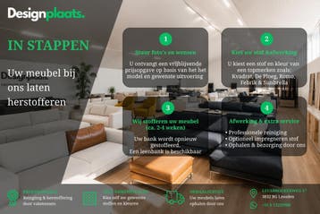 Designbank Opnieuw Laten Bekleden, Ophalen, Nieuw