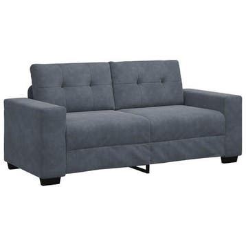 Loveseat fluweel donkergrijs | Retourdeal 41% Korting, 150 tot 200 cm, Tweepersoons, 75 tot 100 cm, Ophalen of Verzenden