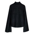 Frogbox • zwarte coated trui • 38, Kleding | Dames, Maat 38/40 (M), Princess goes Hollywood, Verzenden, Zwart
