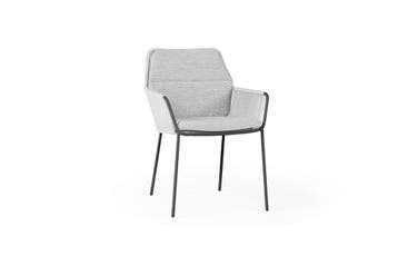 Suns Punta eetstoel soft grey - fishbone weaving camel sand, Ophalen of Verzenden, Nieuw