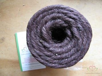 Jute dik 6 draads Donkerbruin 6 mm rol 35 meter, Ophalen of Verzenden, Nieuw