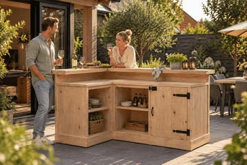 Bar Corner - Bouwpakket Hoekbar voor Tuin - Stilt, Nieuw