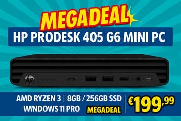 HP ProDesk 405 G6 Mini PC AMD Ryzen 3 8GB / 256GB SSD / W11, Computers en Software, Desktop Pc's, 256GB, 8 GB, Refurbished, Ophalen of Verzenden