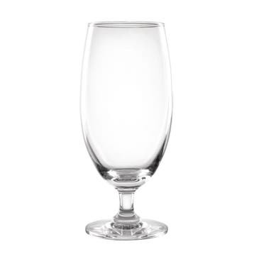 Bierglazen op voet | 420ml | 6 stuks, Verzenden
