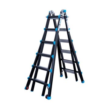 Professionele vouwladder Eurostairs 4x6, Verzenden, Nieuw