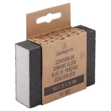 Schuurblok | Copenhagen Pro |  10 x 7 x 2.5 cm (Fijn), Verzenden, Nieuw