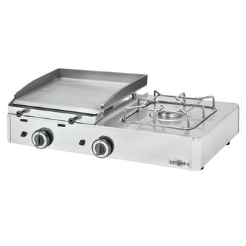 GGM Gastro | Gasbakplaat - 6,3kW - Glad - Bakoppervlak: |, Verzenden, Nieuw, Overige typen