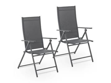 Veiling - Tuinstoel / Kampeerstoel Calena - Set van 2, Nieuw