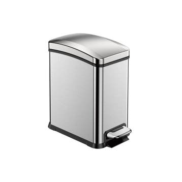 EKO New Rejoice Step Bin 8 ltr - Mat RVS, Verzenden, Nieuw