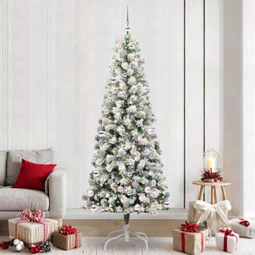 vidaXL Kunstmatige Inklapbare Kerstboom 300 LEDs Groen en, Verzenden, Nieuw