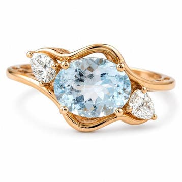 Zonder minimumprijs - Ring - 14 karaat Geel goud - 2.04ct., Nieuw