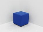 Poef - Mobitec - 45x42x42cm(hxbxd) -  blauw, Werkplek, Ophalen of Verzenden, Gebruikt, Overige typen