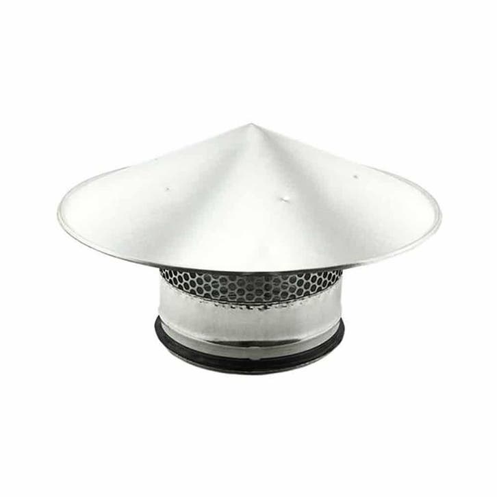 Dakkap met vogelgaas Ø 200mm, Doe-het-zelf en Verbouw, Ventilatie en Afzuiging, Nieuw, Ophalen of Verzenden