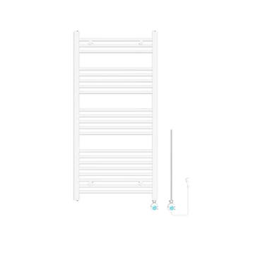 Elektrische designradiator Sofia 115x60cm mat wit 500W, Verzenden, Nieuw