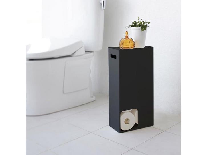 Yamazaki WC Rolhouder - Tower - Zwart, Huis en Inrichting, Overige Huis en Inrichting, Nieuw, Verzenden