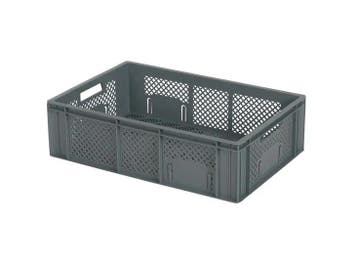 Stapelkrat - 600 x 400 x H 171 mm - geheel geperforeerd -, Ophalen of Verzenden, Nieuw