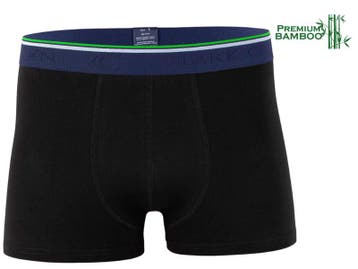 Heren boxershort - Bamboe - Ondergoed - Zwart, Verzenden