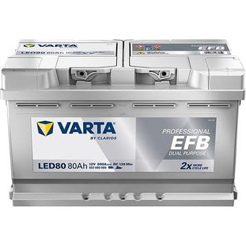 Varta Accu PROFESSIONAL EFB LED60 60ah, Verzenden, Nieuw