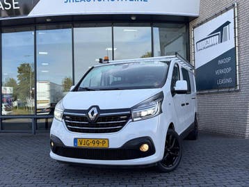 Renault Trafic 2.0 dCi 120 T29 L2H1*DUBBEL CAB*2X SCHUIF*HAA, Stof, Gebruikt, Euro 6, Overige kleuren
