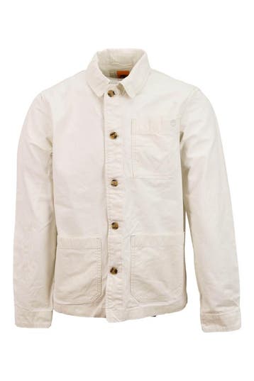 Timberland Jas in maat S Wit, Kleding | Heren, Jassen | Winter, Verzenden, Zo goed als nieuw, Wit, Timberland