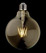 E27 Vintage G125 led lamp 3,5w Gold-warmwit Dimbaar, Verzenden, Nieuw
