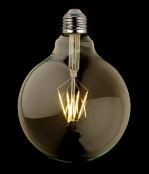 E27 Vintage G125 led lamp 3,5w Gold-warmwit Dimbaar, Verzenden, Nieuw