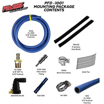 FASS 11-19 Ford Powerstroke Filter Delete Kit PFD-1001, Ophalen of Verzenden, Nieuw